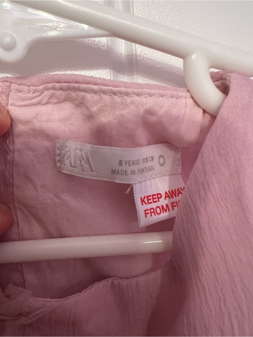 Zara Soft Pink Ruffled Dress - Picture 3 of 3